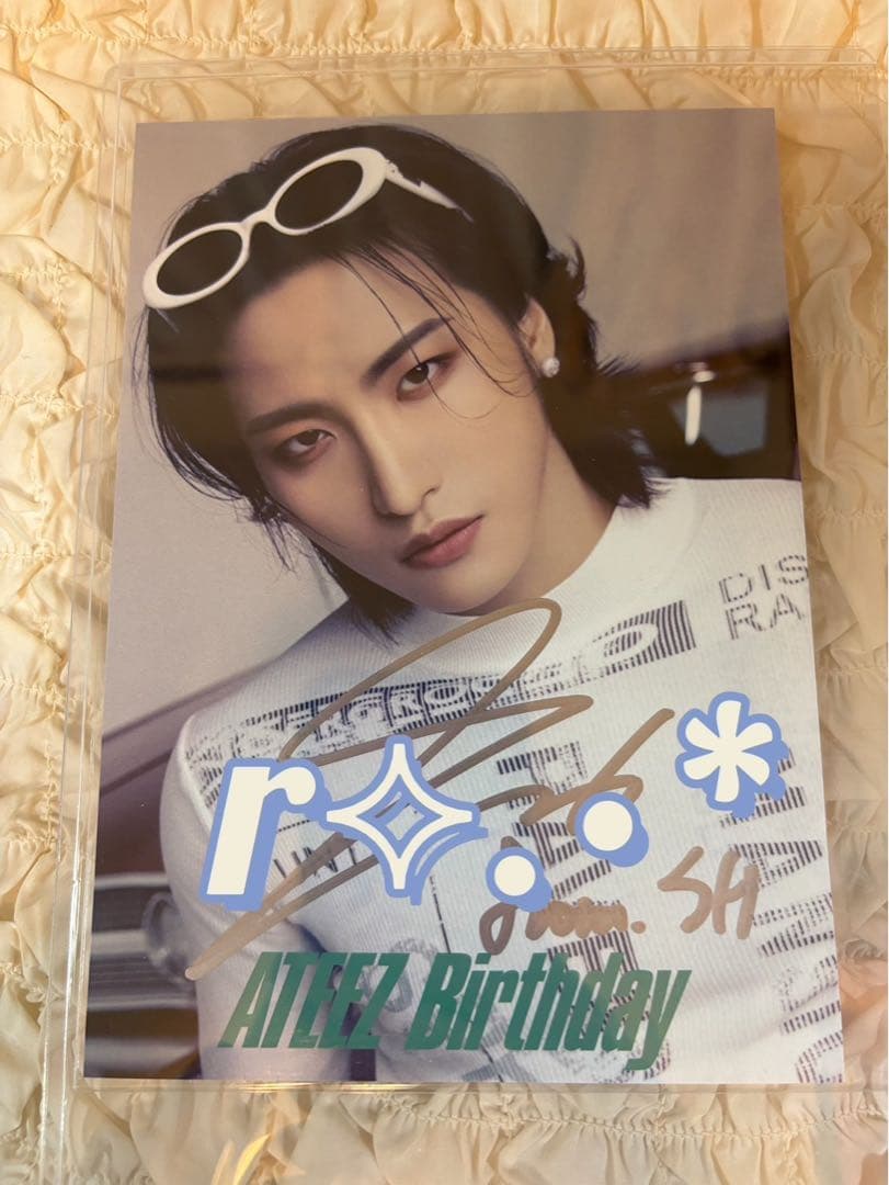 ATEEZ Birthday リリイベ ソンファ 直筆サインフォトカード ATEEZ Birthday リリイベ ソンファ 直筆サインフォトカード - メルカリ