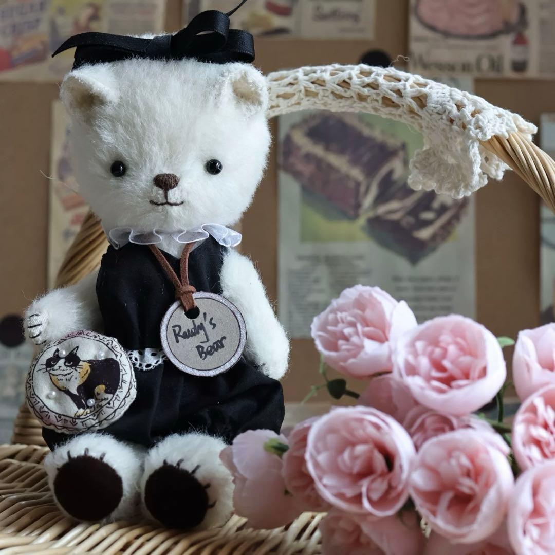 紳士服の猫さん アーティストベア テディベア 海外作家様 ハンドメイド