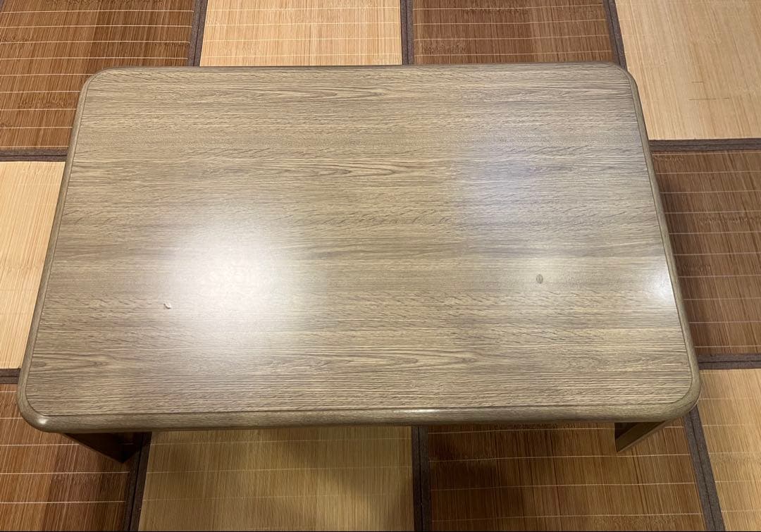 木目調長方形こたつ　幅120×長さ80×高さ36(41)cm 楽天市場】こたつ 長方形 120×80 天然木 メトロ社製ヒーター 600W 手元
