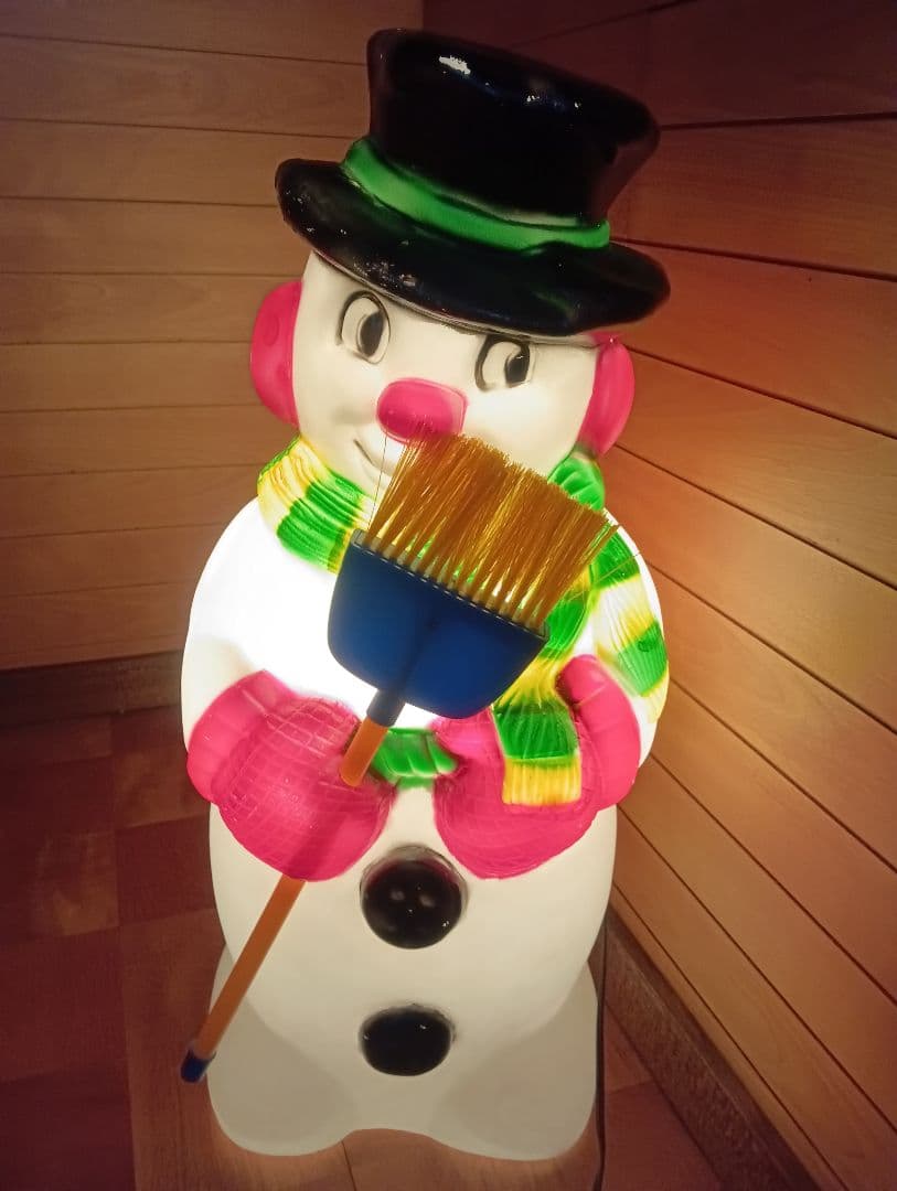 スノーマンライト　クリスマスブローライト　大型イルミネーション ブローライト スノーマン (Blow light snowman)
