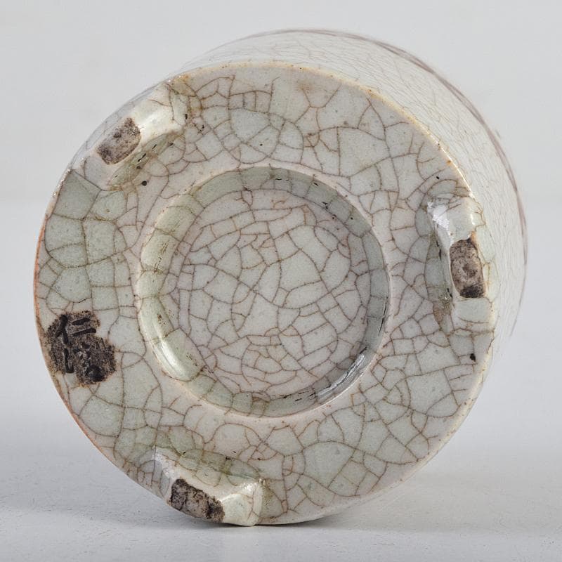 茶道具 野々村仁清作 色絵金彩 銀火屋約18g 香炉 時代箱 M R9105