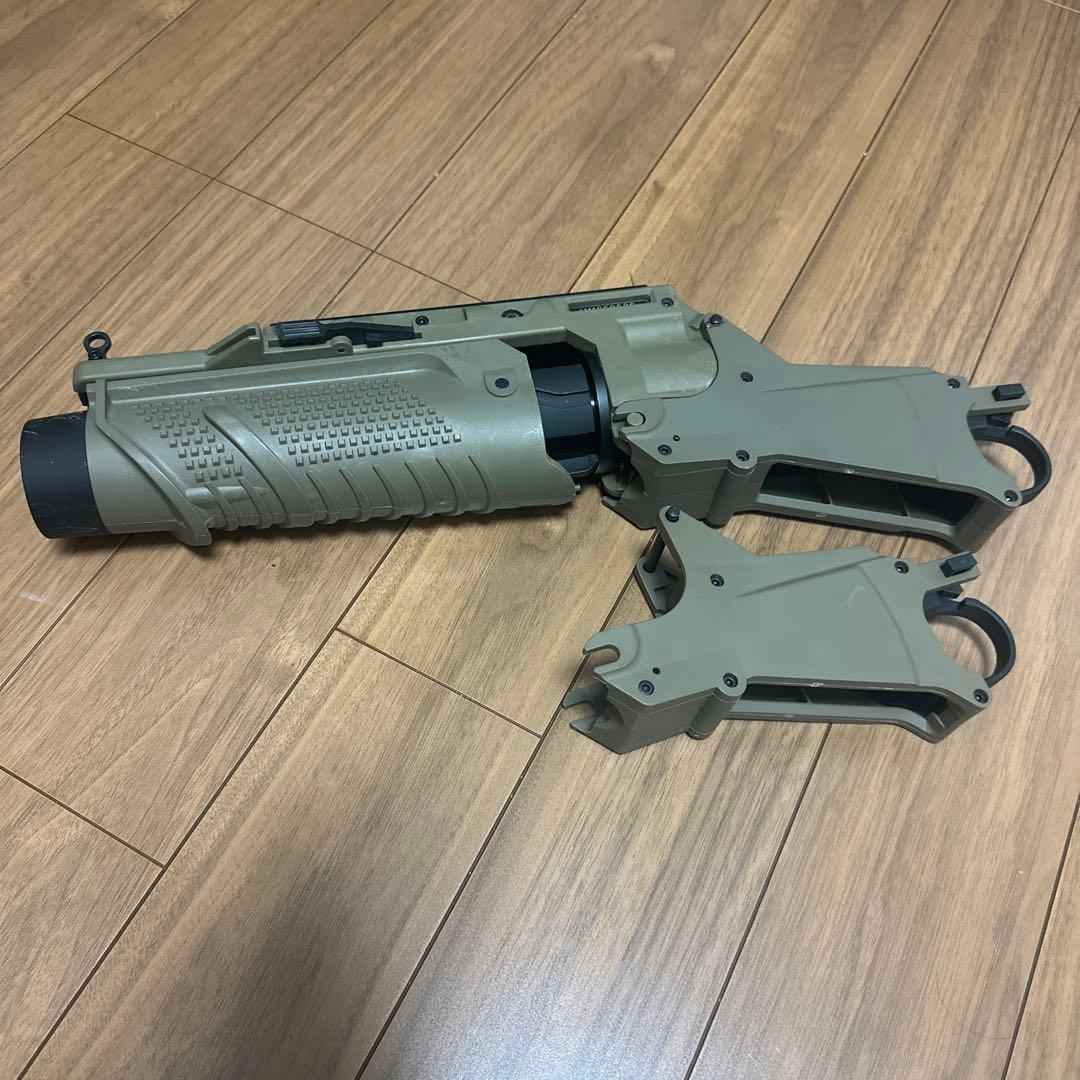 東京マルイSCAR用アタッチメント付き　EGLM グレネードランチャー　トイガン FN Mk13 EGLMタイプグレネードランチャー Dark Earth STD Ver. （SCAR