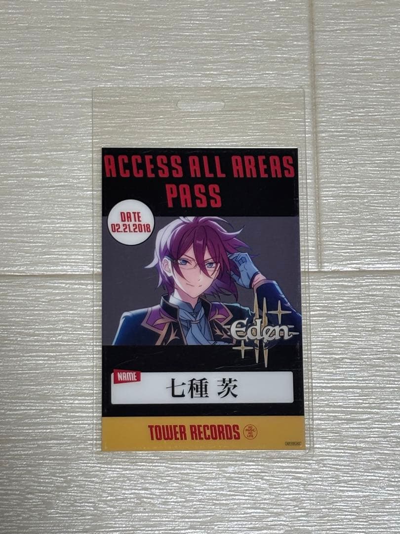 七種茨　タワレコ　バクステパス　あんスタ　Eden Amazon.co.jp: あんスタ!! 7周年記念 ぱしゃっつ サイン付き Eden 七種