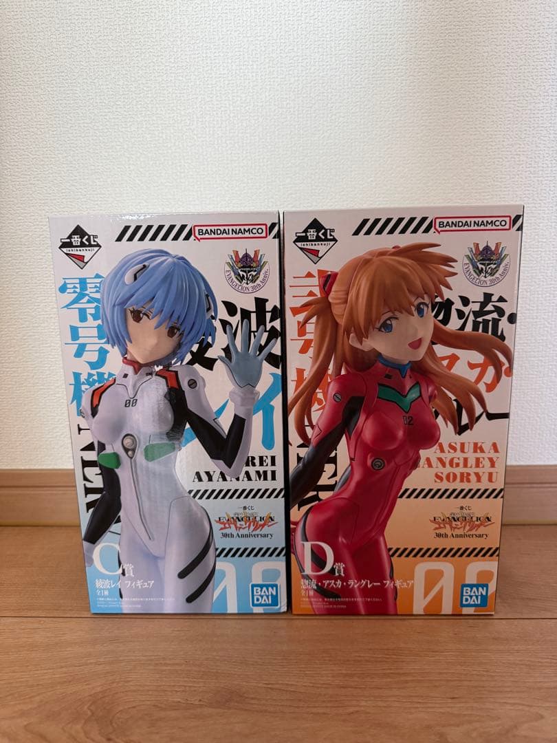一番くじ エヴァンゲリオン C賞・D賞 フィギュア 2点セット - メルカリ