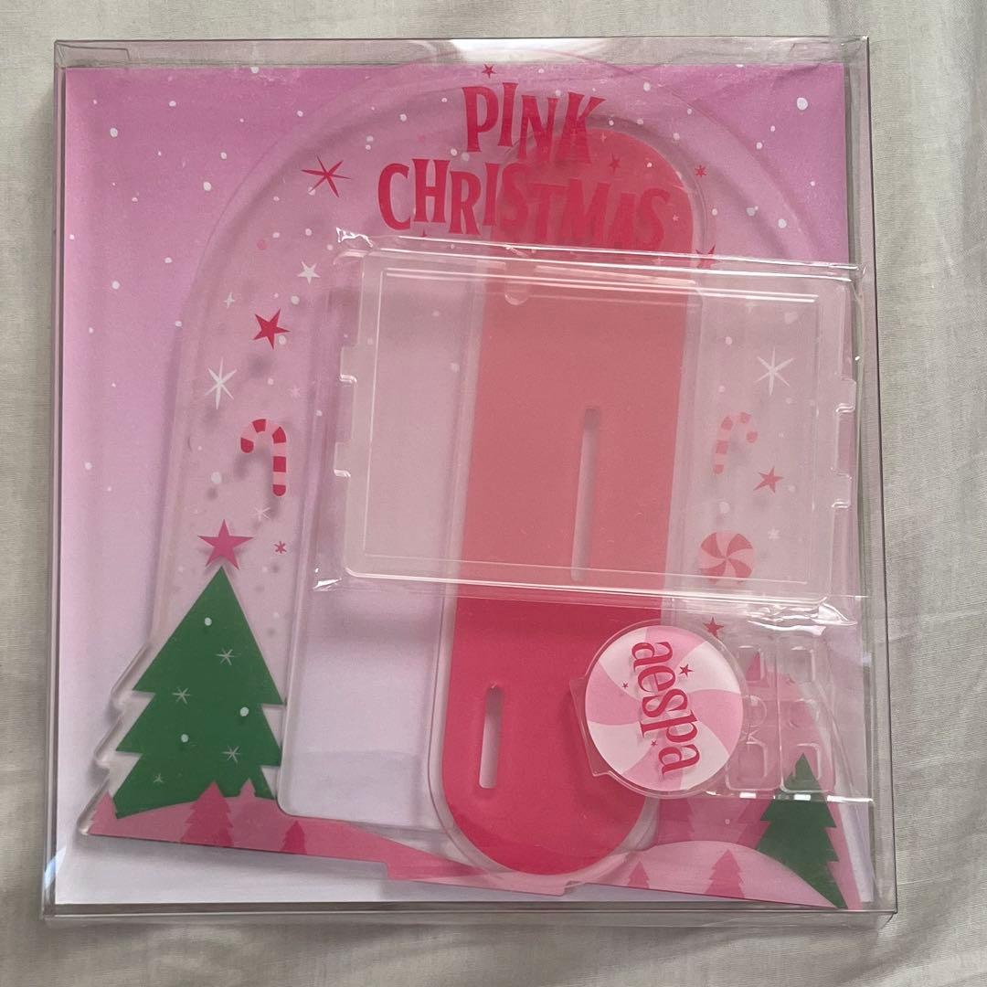 aespa ピンククリスマス カリナ アクリルスタンド アクスタ トレカ