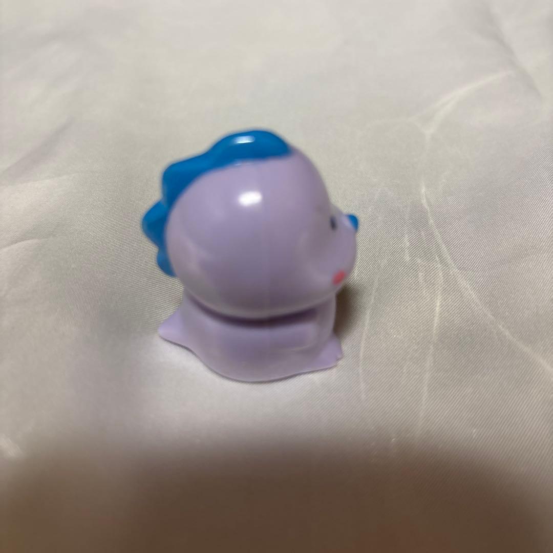 モンスターらんど 明治製菓 レトロ 食玩 恐竜 紫 指人形 当時物