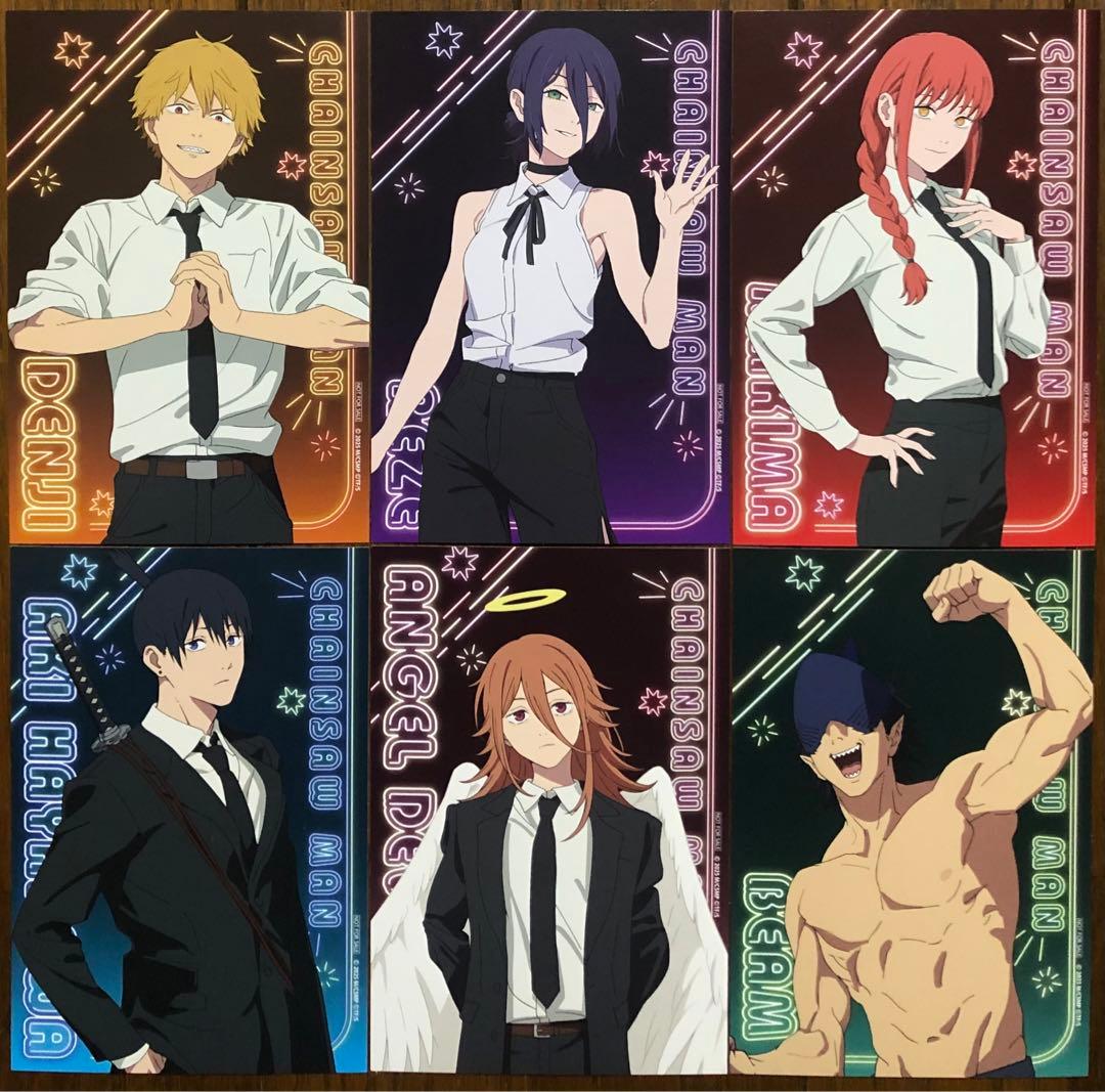 チェンソーマン レゼ編 アニメイトフェア 特典イラストカード 全6種