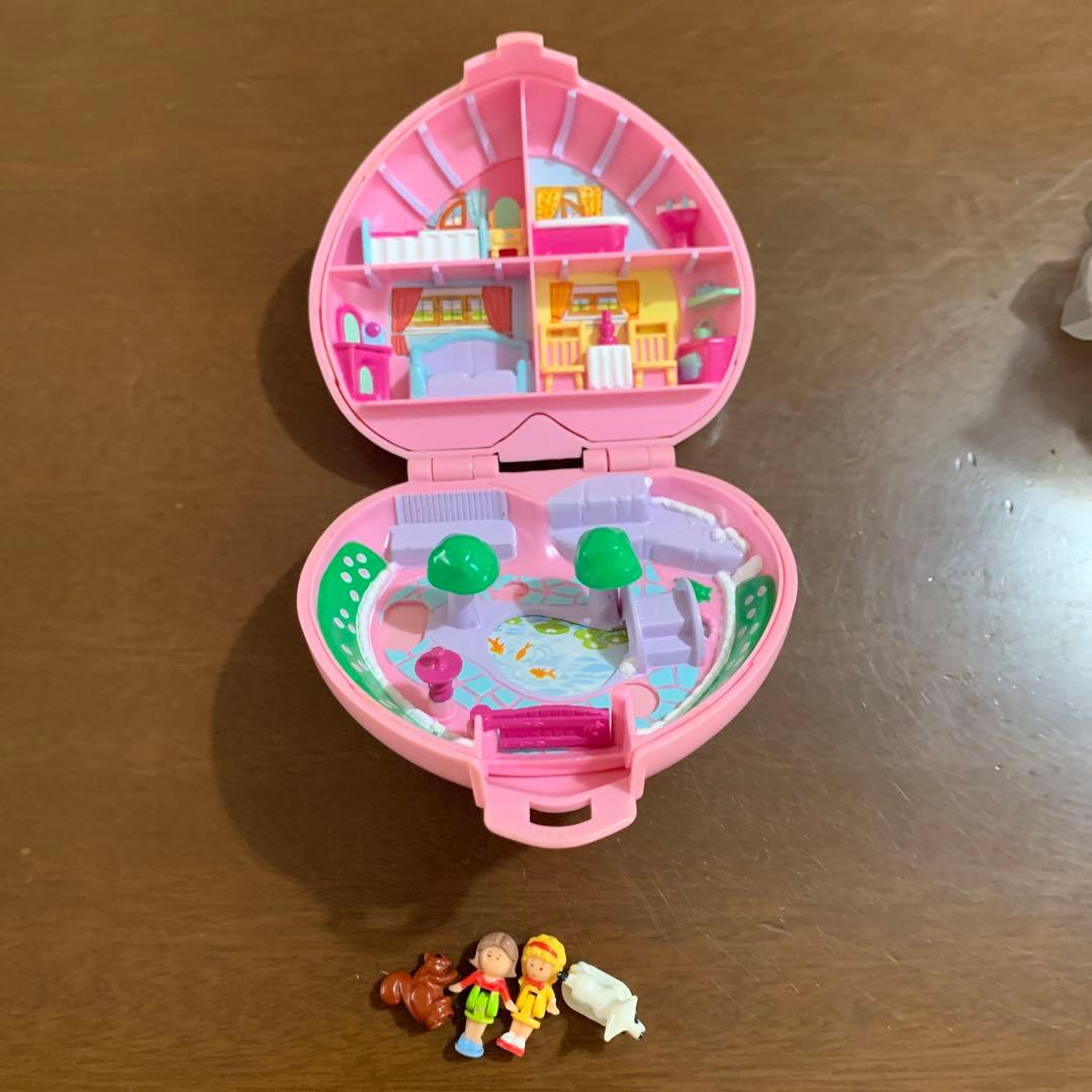 Polly Pocket ポーリーポケット 1989別荘 ハート ピンク - メルカリ