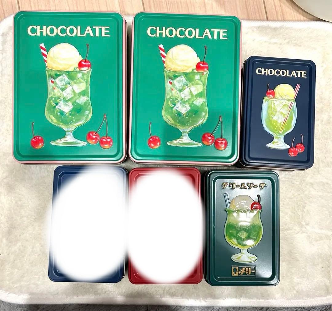 メリーチョコレート　缶のみ　6個セット メリーチョコレート 缶のみ 6個セット - メルカリ