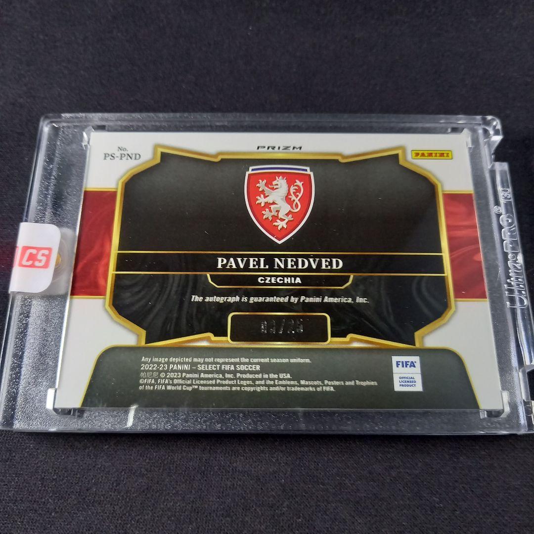 25シリ】パベル・ネドベド 直筆サイン Panini Select AUTO - メルカリ