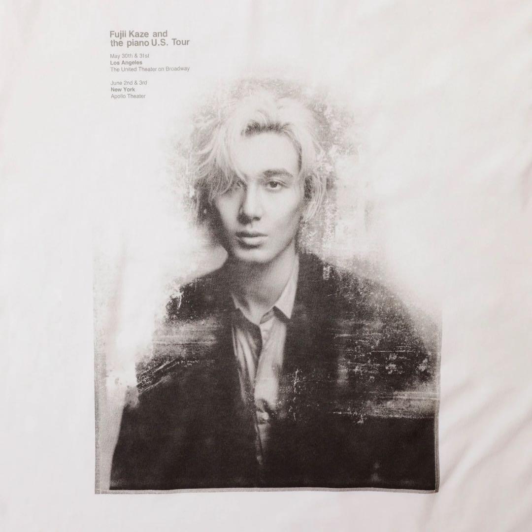 FUJII KAZE 藤井風 アメリカツアー ライブTシャツ ホワイト - メルカリ