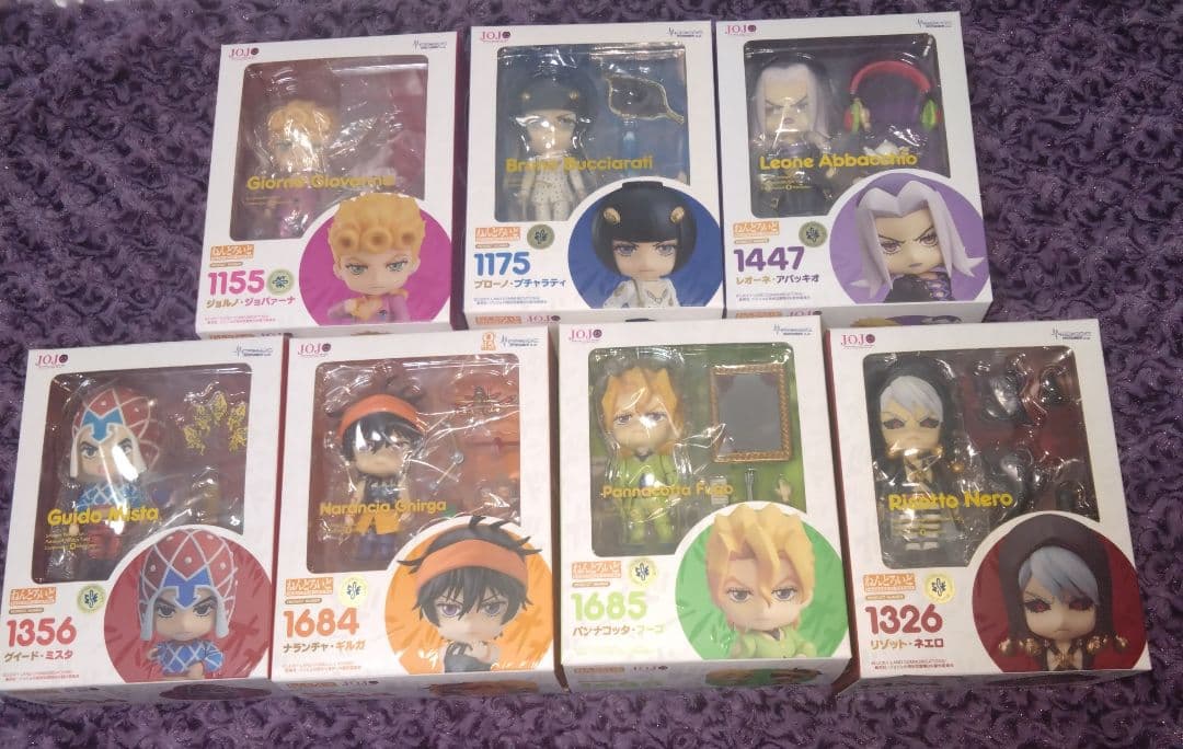 ジョジョ　ねんどろいど　セット　まとめ売り　黄金の風　フィギュア ジョジョの奇妙な冒険 黄金の風』ジョルノ・ジョバァーナの