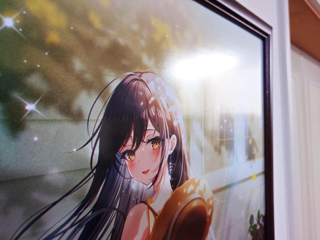 絵師100人展14 ミュシャ 光彩 複製原画【ノングレアガラス】 - メルカリ