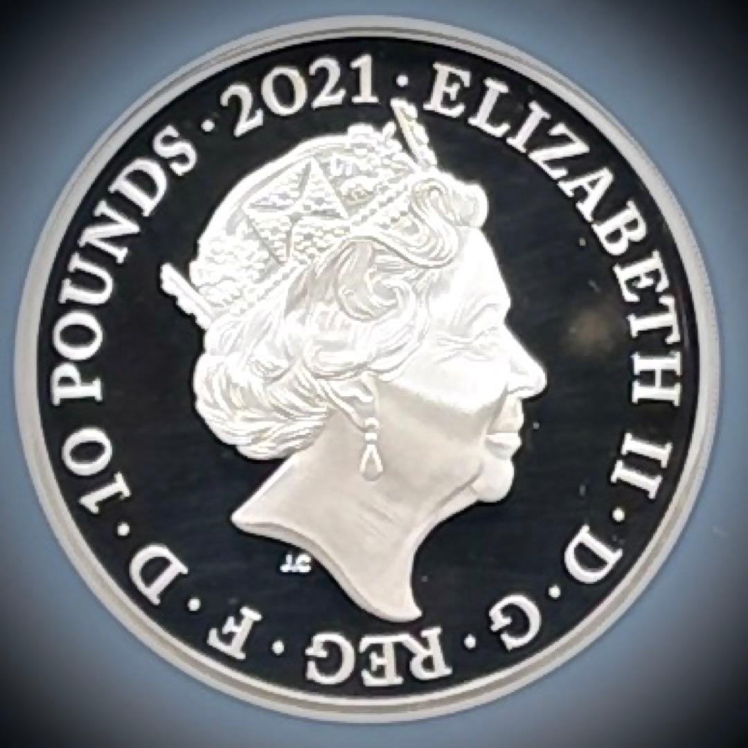 ☆155g純銀☆最高鑑定 2021 ゴシッククラウン 5oz 銀貨 NGC 70 - メルカリ