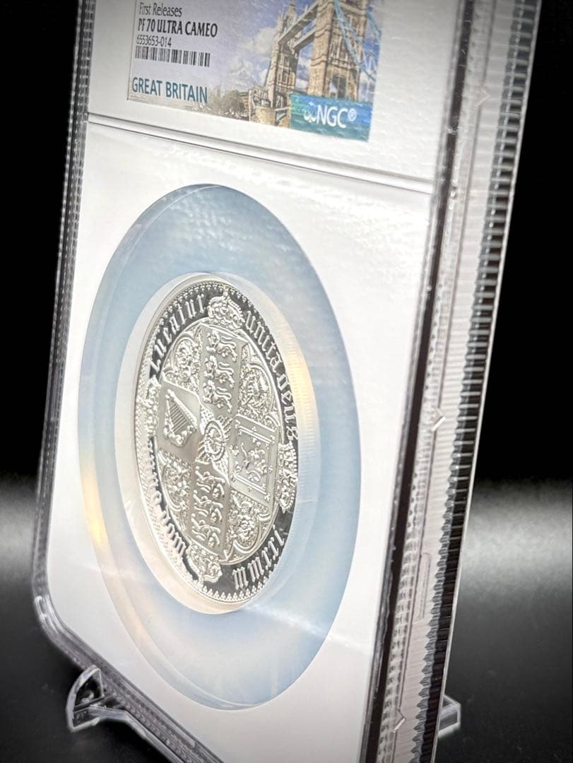 ☆155g純銀☆最高鑑定 2021 ゴシッククラウン 5oz 銀貨 NGC 70 - メルカリ