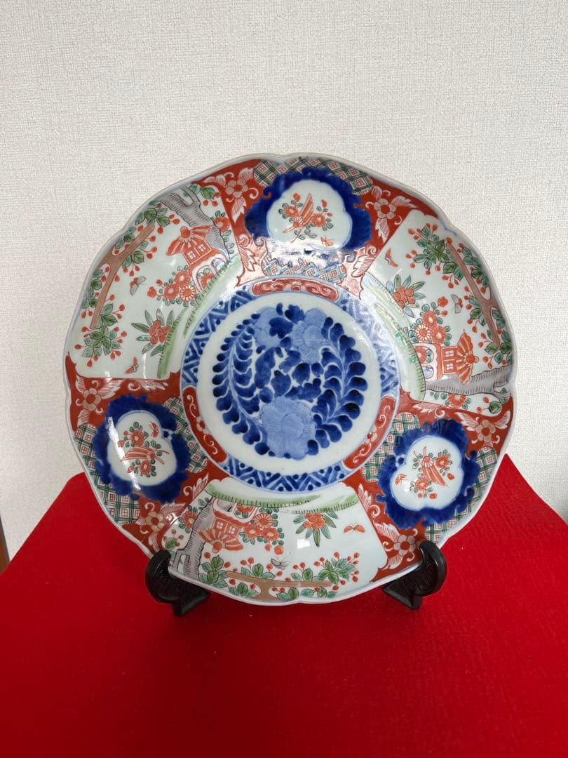 有田焼 伊万里焼 金彩 色絵 錦 大皿 尺皿 管理A3803 - メルカリ