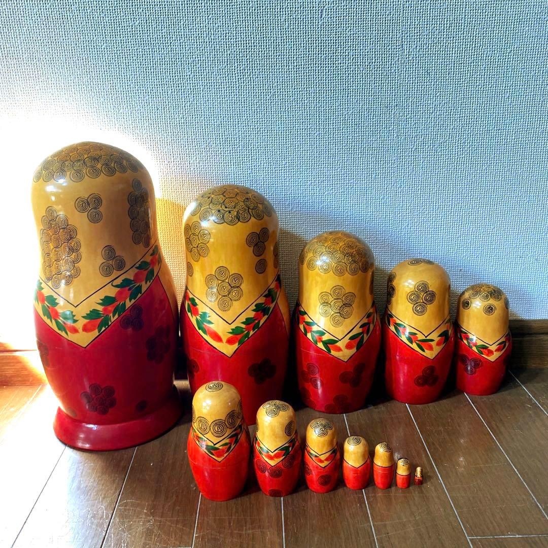 特大マトリョーシカ 12体セット ロシア製 MADE IN USSR 希少 - メルカリ