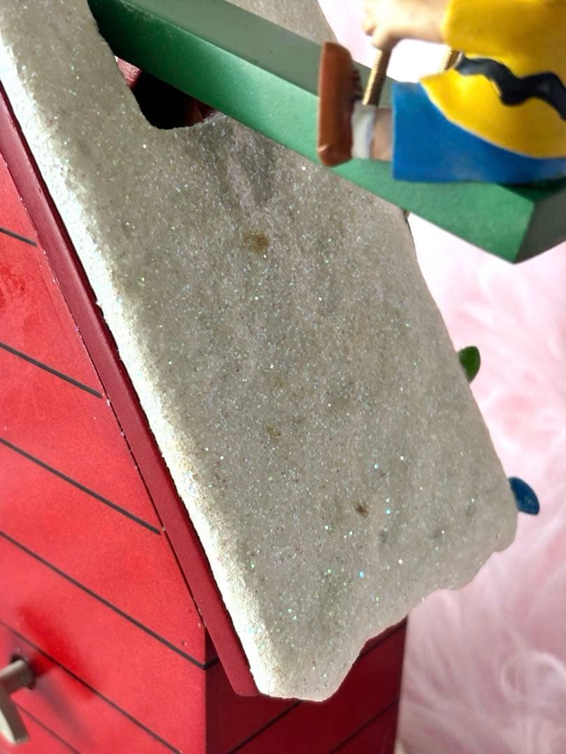 希少】ピーナッツ スヌーピー クリスマス オルゴール 置物 チャーリー