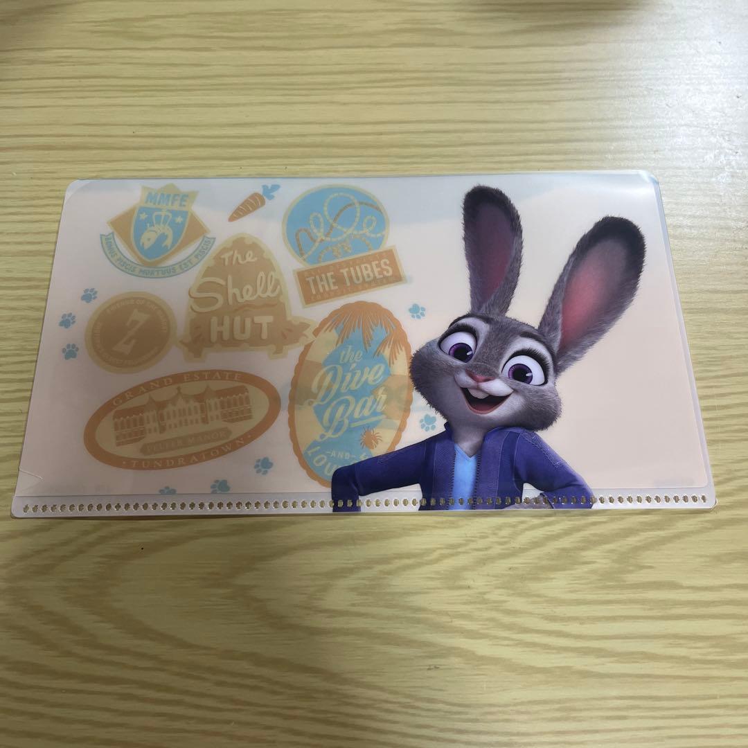 ズートピアカフェ 予約特典 マルチケース ジュディ ファイル チケット