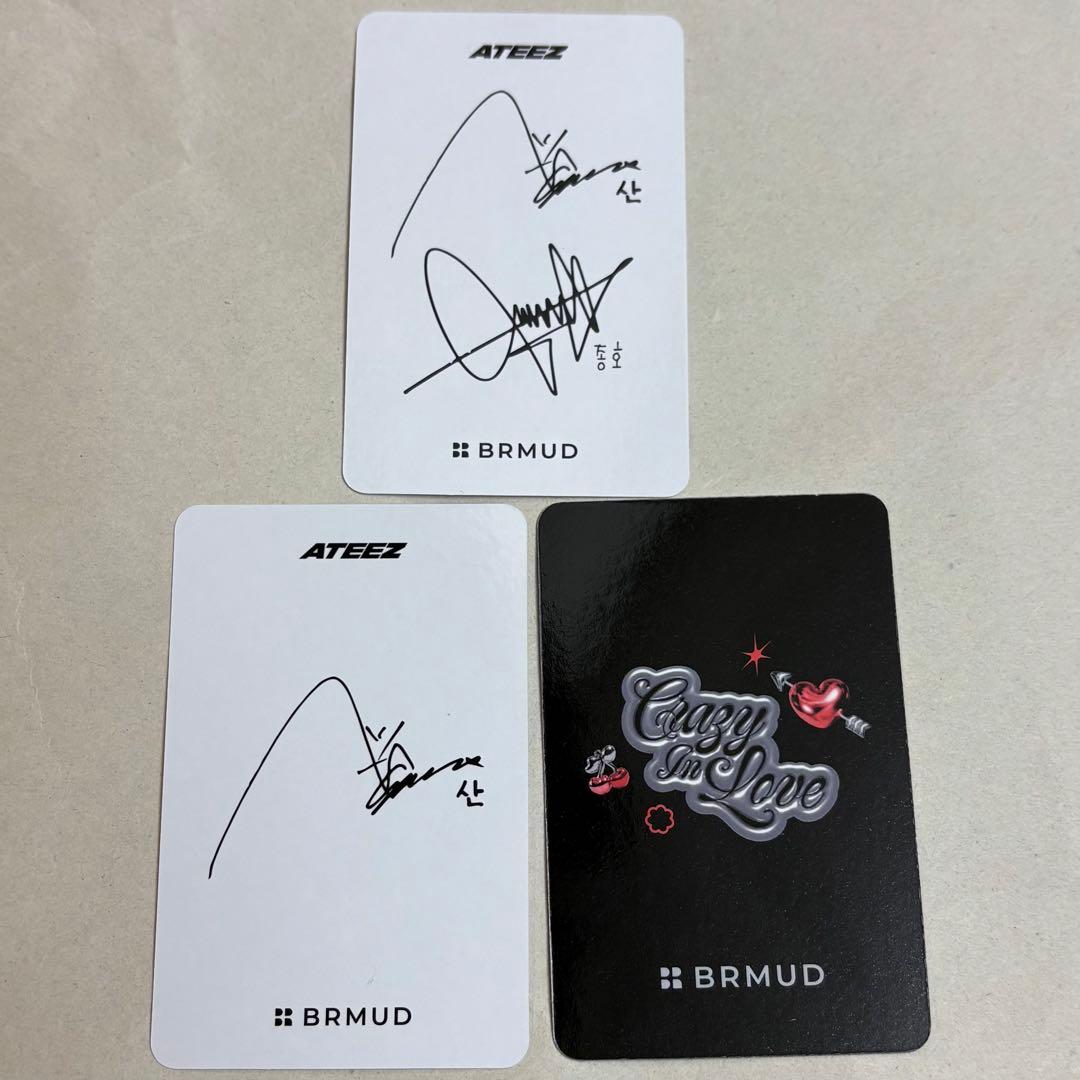 ATEEZ サン ジョンホ BRMUD 特典 アクリルスタンド トレカ セット