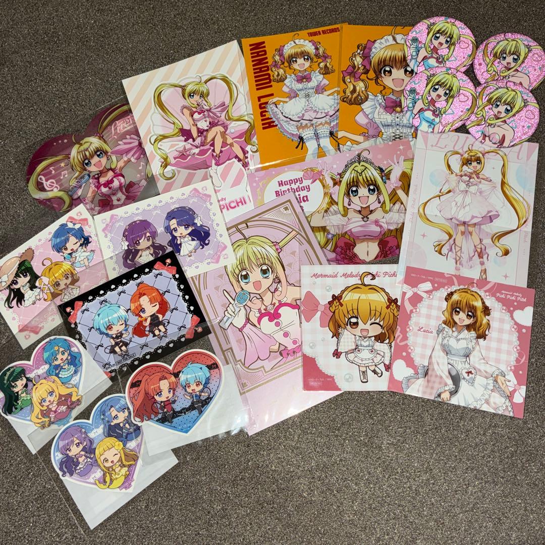 ぴちぴちピッチ まとめ売り 七海るちあ 紙類 カード ポストカード 特典