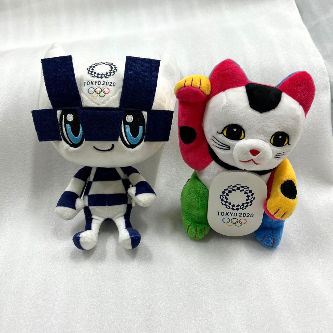 東京2020 オリンピック ミライトワ 招き猫 ぬいぐるみ - メルカリ