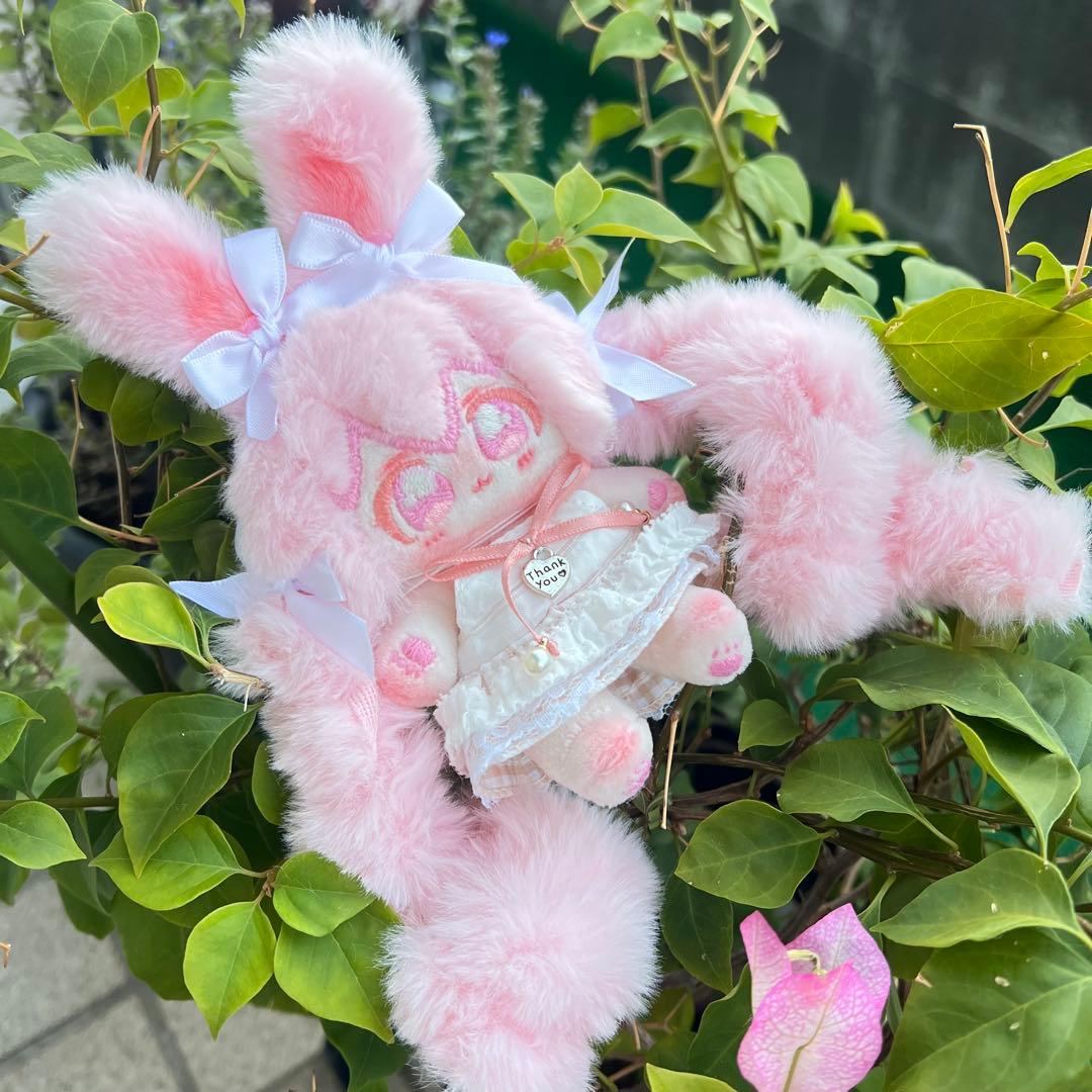 H*o様 自作ぬい ぽわうさちゃん 無属性ぬいぐるみ ✿30cm✿POKER 骨あり 無属性ぬいぐるみ 兎型本体 かわいいプレゼント