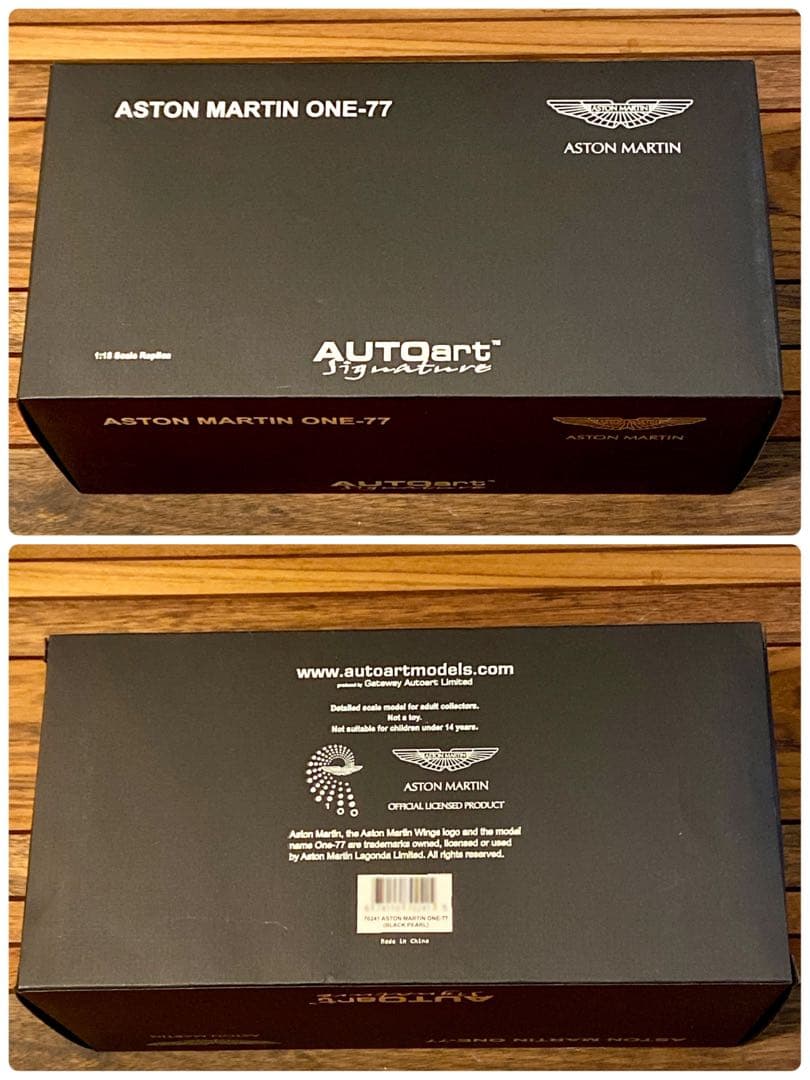 AUTOart 1/18 アストンマーチンONE-77 （ブラック）【中古品】 - メルカリ
