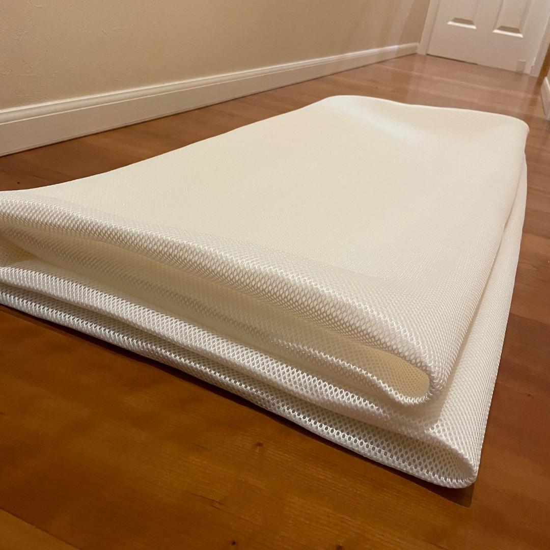 カバー付◇4.5cm厚 硬め◇ 東洋紡ブレスエアー相当品 70×120cm 新品