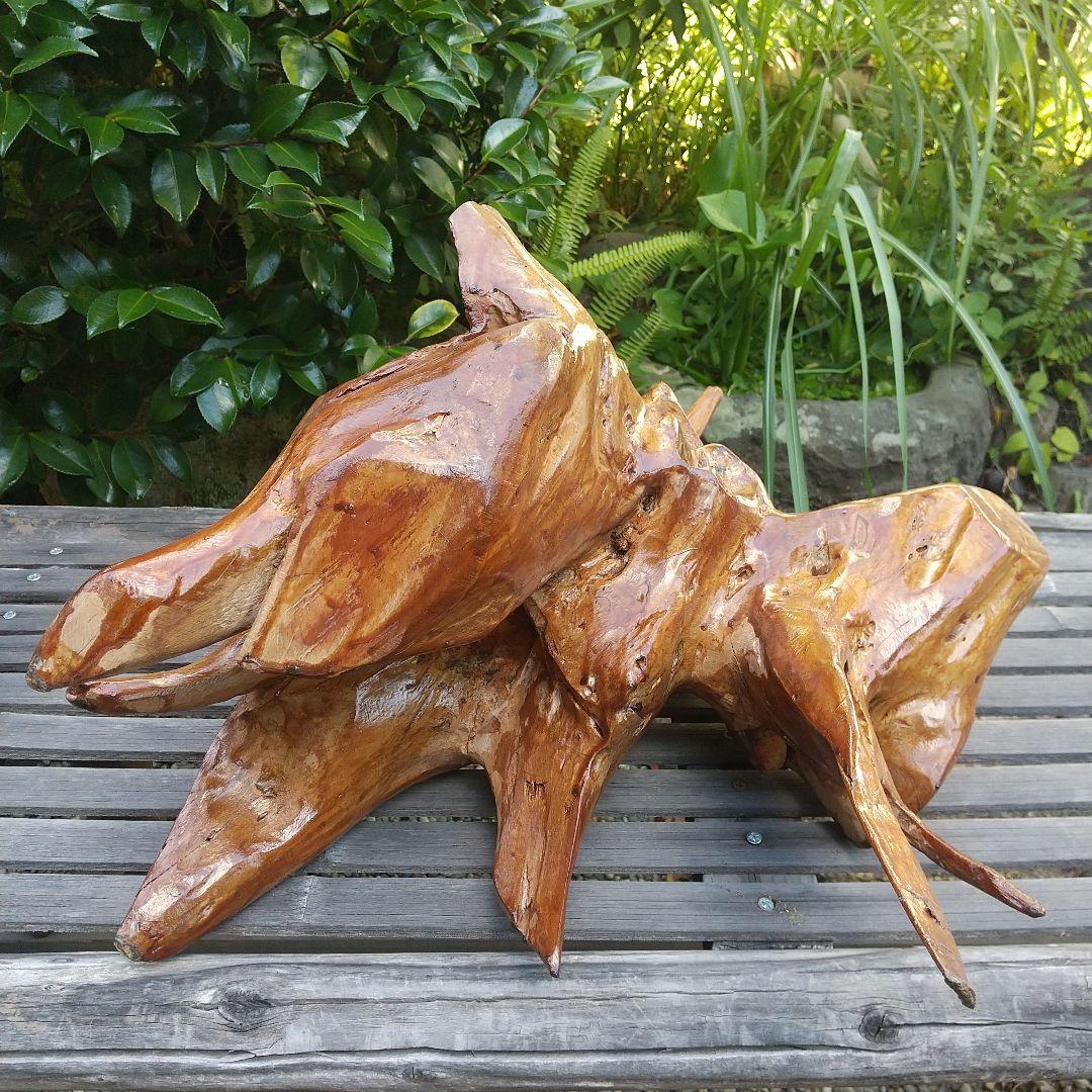 骨董品 】 木の根 古木 流木 置物 オブジェ - メルカリ