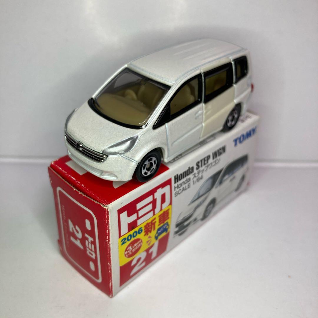 ☆絶版トミカ☆ホンダ ステップワゴン NO.21 3代目 白 新車シール