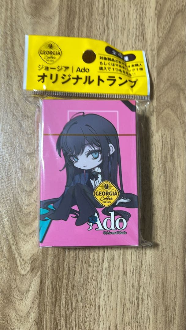 新品☆ジョージア×Ado コラボ オリジナルトランプ非売品 レア 3種