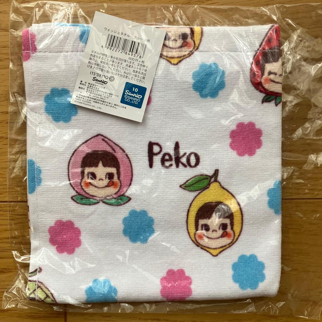 ITS'DEMO ペコちゃん ウォッシュタオル フルーツ柄 - メルカリ
