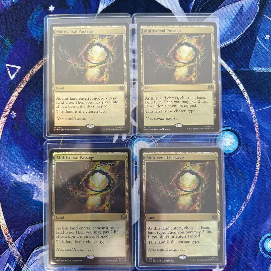 MTG/マルチバースへの通り道/Foil×4枚 FOIL)マルチバースへの通り道/Multiversal Passage《日本語》【SPM】
