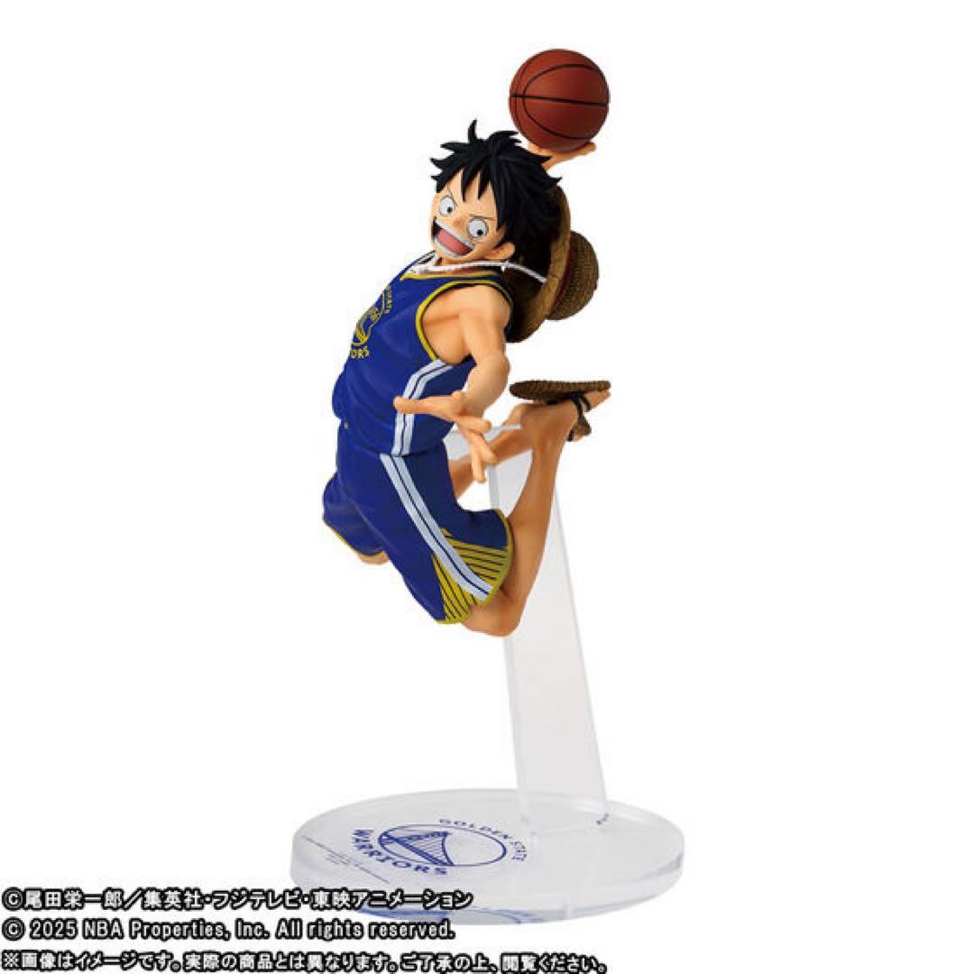 NBA ウォリアーズ ルフィ フィギュア ワンピースベースショップ - メルカリ