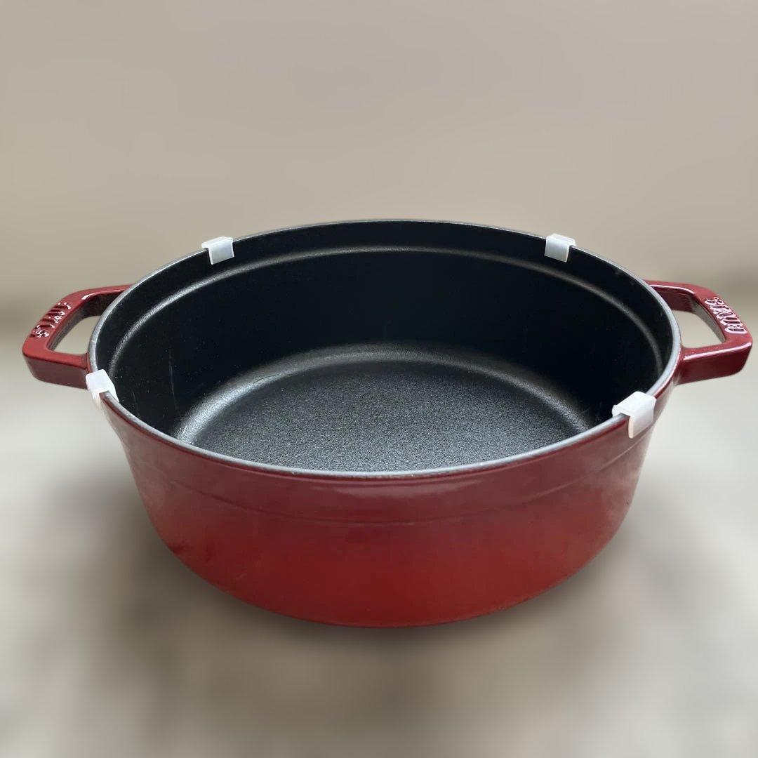 ⚫︎8/0212i13 STAUB LACOCOTTE シャロー ストウブ26㎝ - メルカリ