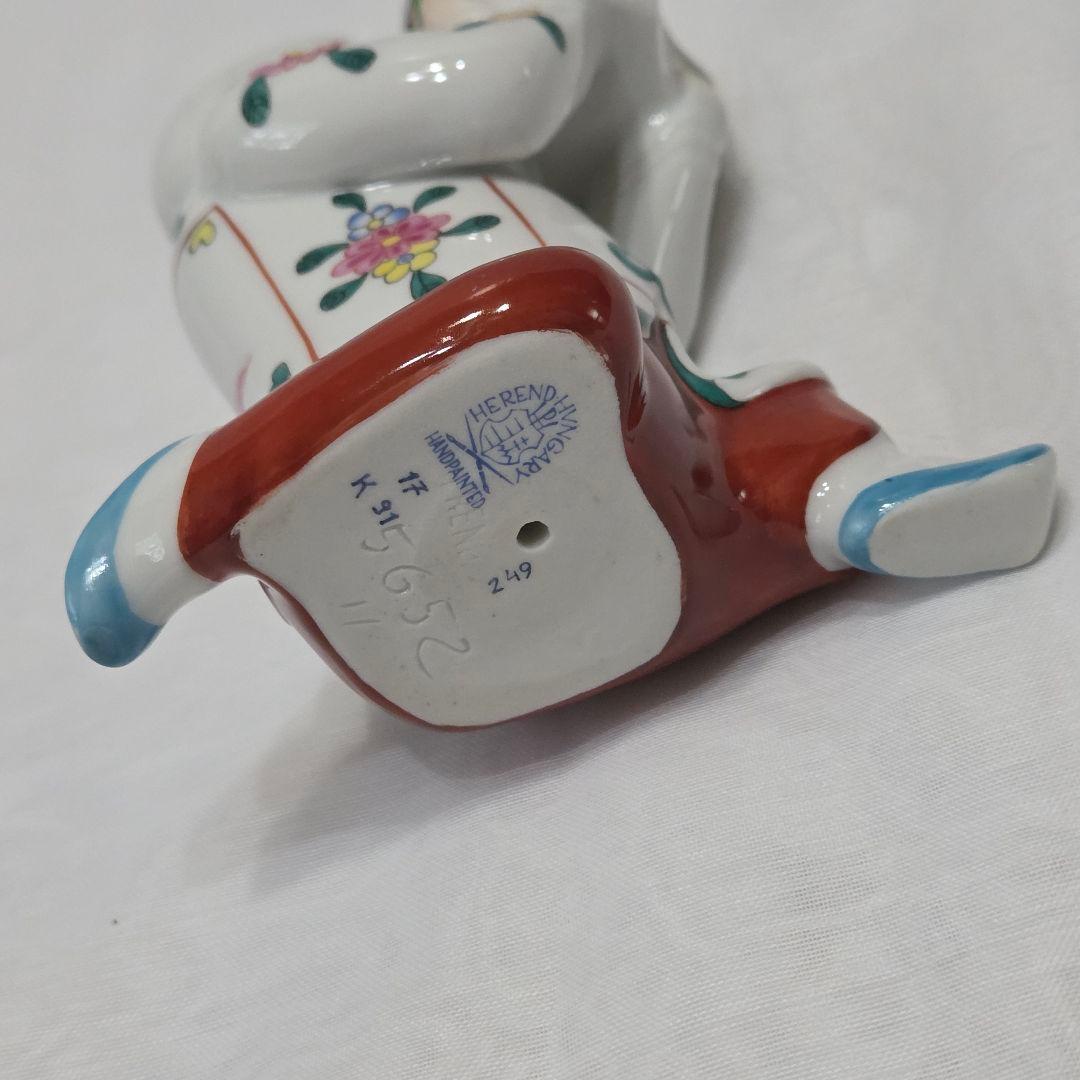 ヘレンド マンダリン(M) お給仕 シノワズリ フィギュリン - メルカリ