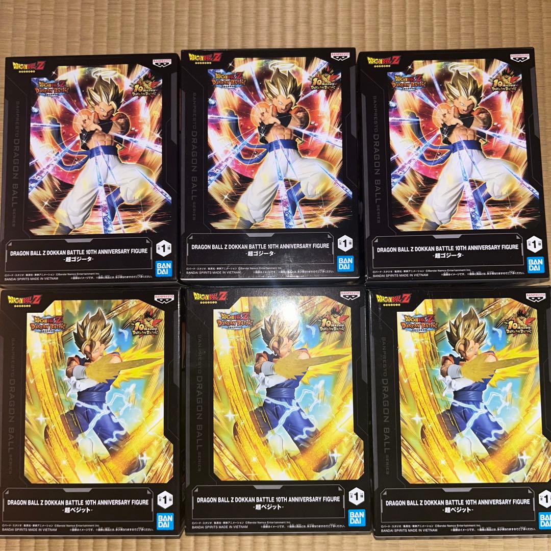 ドラゴンボール Z ドッカンバトル 10周年フィギュア 6個セット ドラゴンボールZ ドッカンバトル 10TH ANNIVERSARY FIGURE - メルカリ