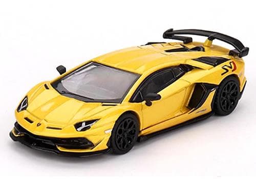 MINI GT 1/64 ランボルギーニ アヴェンタドール SVJ 黄【開封品