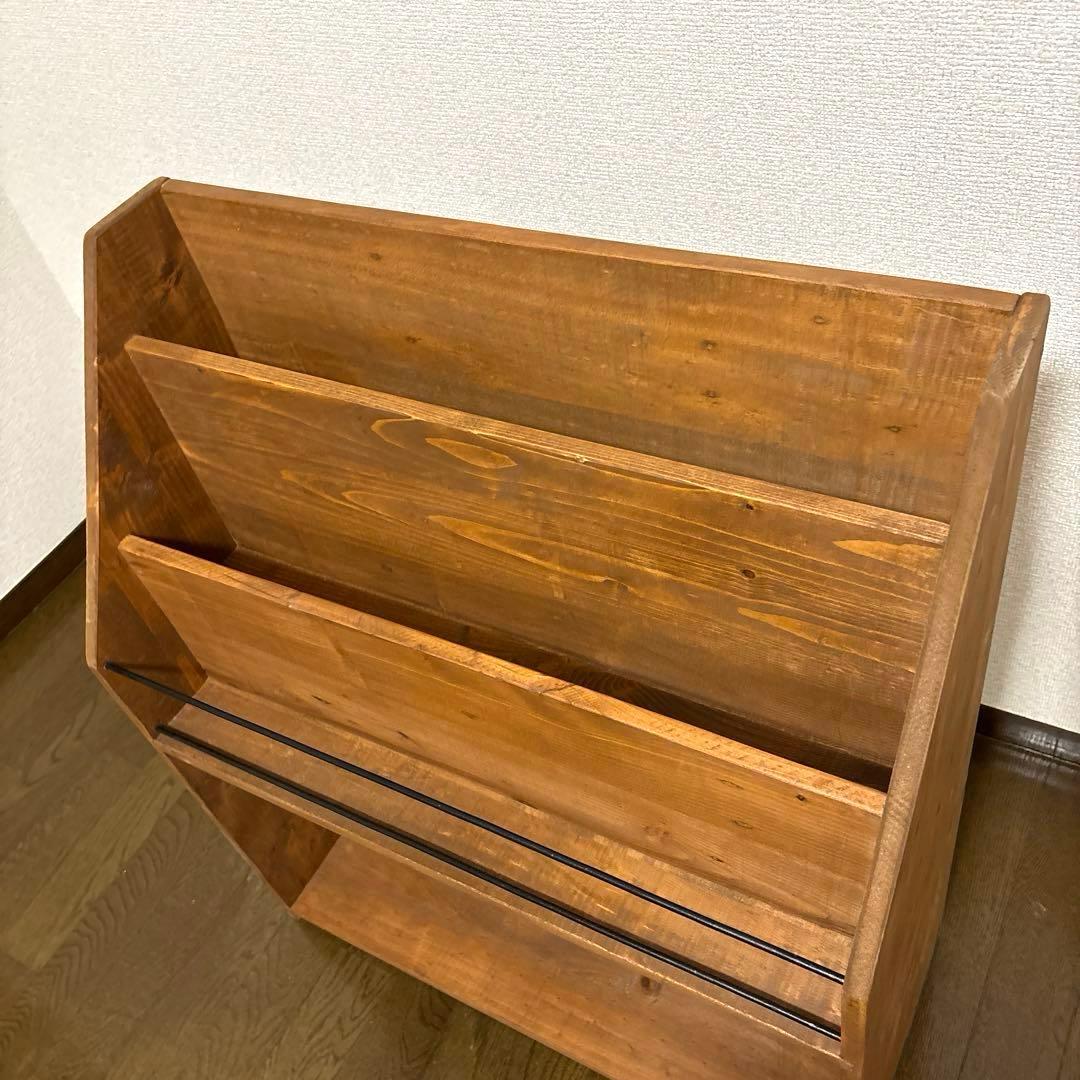 美品】nico and … ニコアンド マガジンラック 本棚 絵本棚 - メルカリ