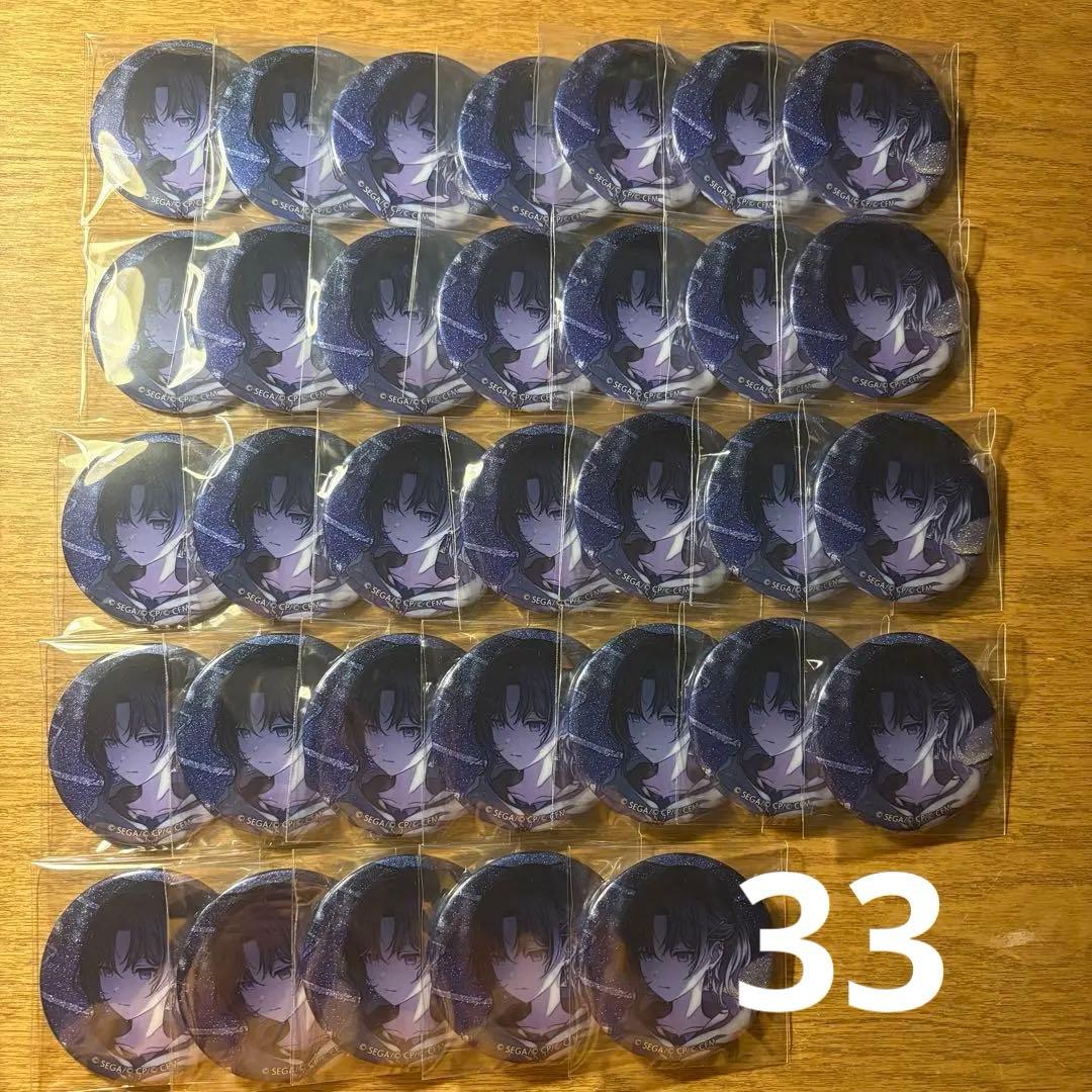 プロセカ　グリ缶　朝比奈まふゆ　30B 朝比奈まふゆ グリッター缶バッジ vol.30B - メルカリ