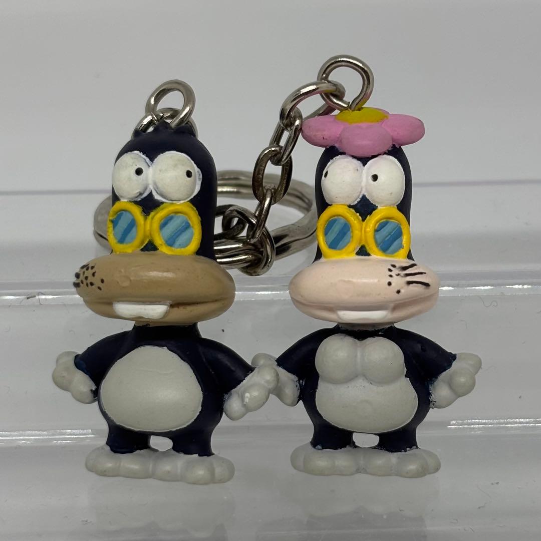 はじめ人間ギャートルズ フィギュア キーホルダー ヒゲモグラ 1996年