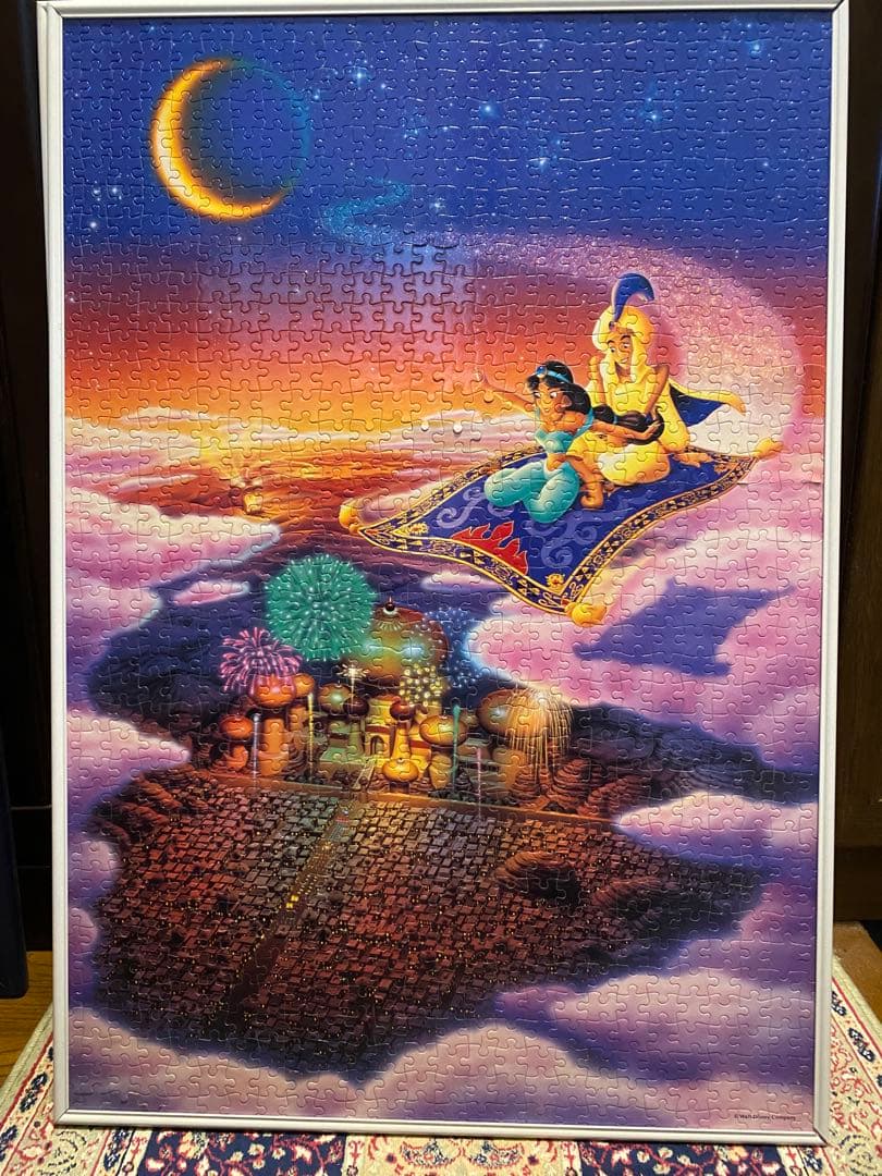 ディズニー作品 アラジンモチーフの2,000ピースパズル(完成品、フレーム付き) 81gumuCASSL._AC_UF350,