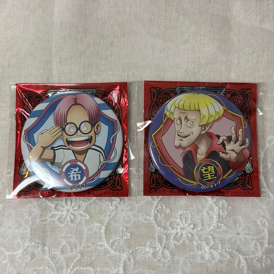 ONE PIECE ワンピース 輩缶バッジ コビー ヘルメッポ - メルカリ