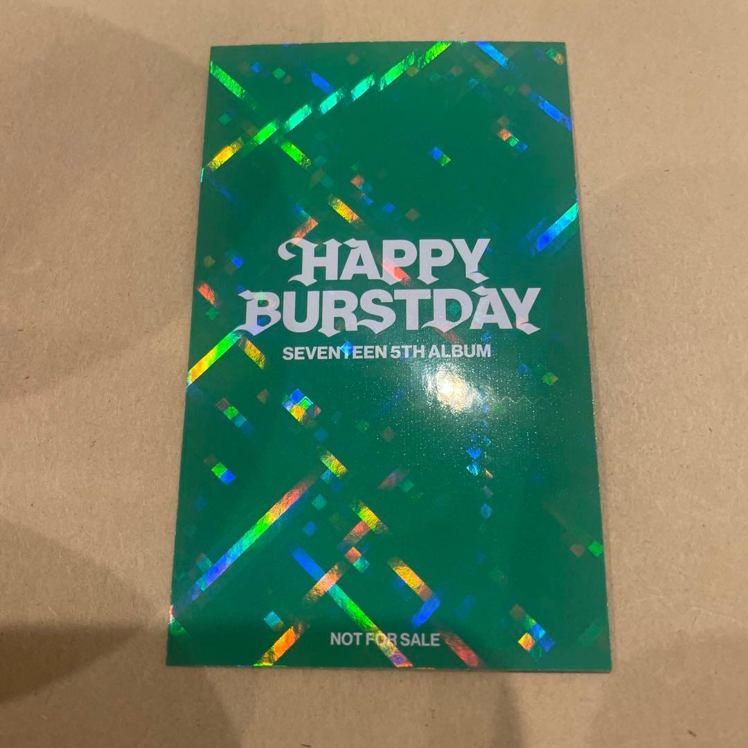 SEVENTEEN エスクプス HAPPYBURSTDAY HMV ラキドロ - メルカリ
