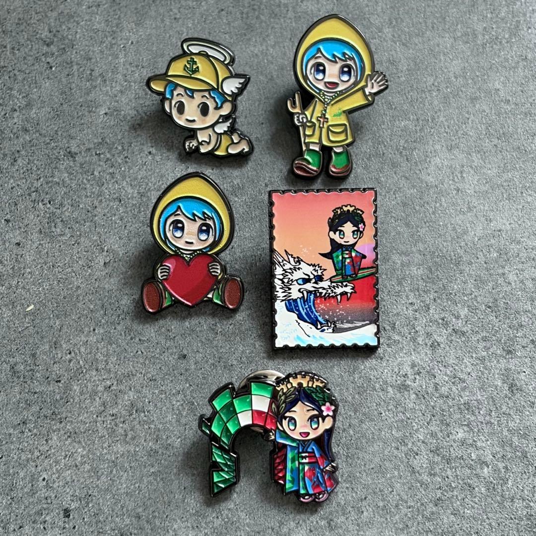 大阪関西万博イタリア館会場限定tokidoki ピンバッジ 5個セット