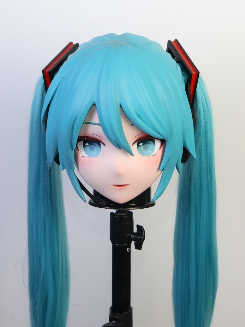 硬質面・全頭面・衣装付】初音ミク 着ぐるみ マスク kigurumi - メルカリ