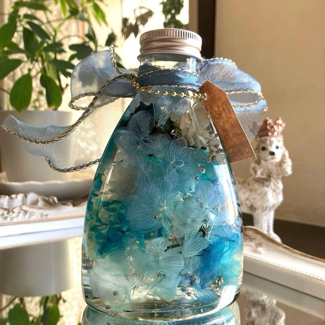 ◇ハーバリウム 366 ブルージニアのbottle *.:。✿*゜ - メルカリ