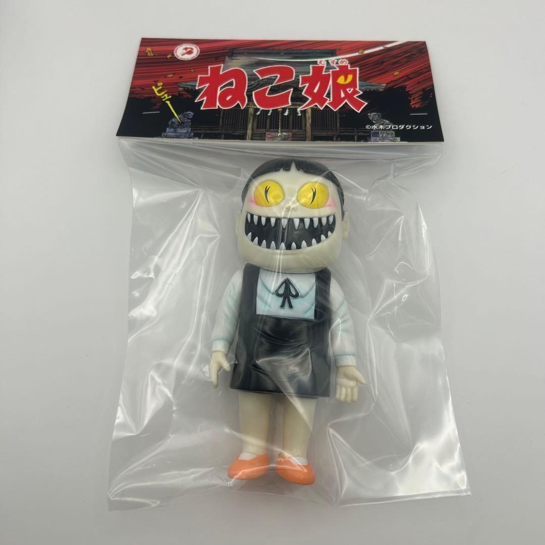 新品未開封 ロクでナシ玩具 真骨頂シリーズ ねこ娘 ソフビ WF2026w