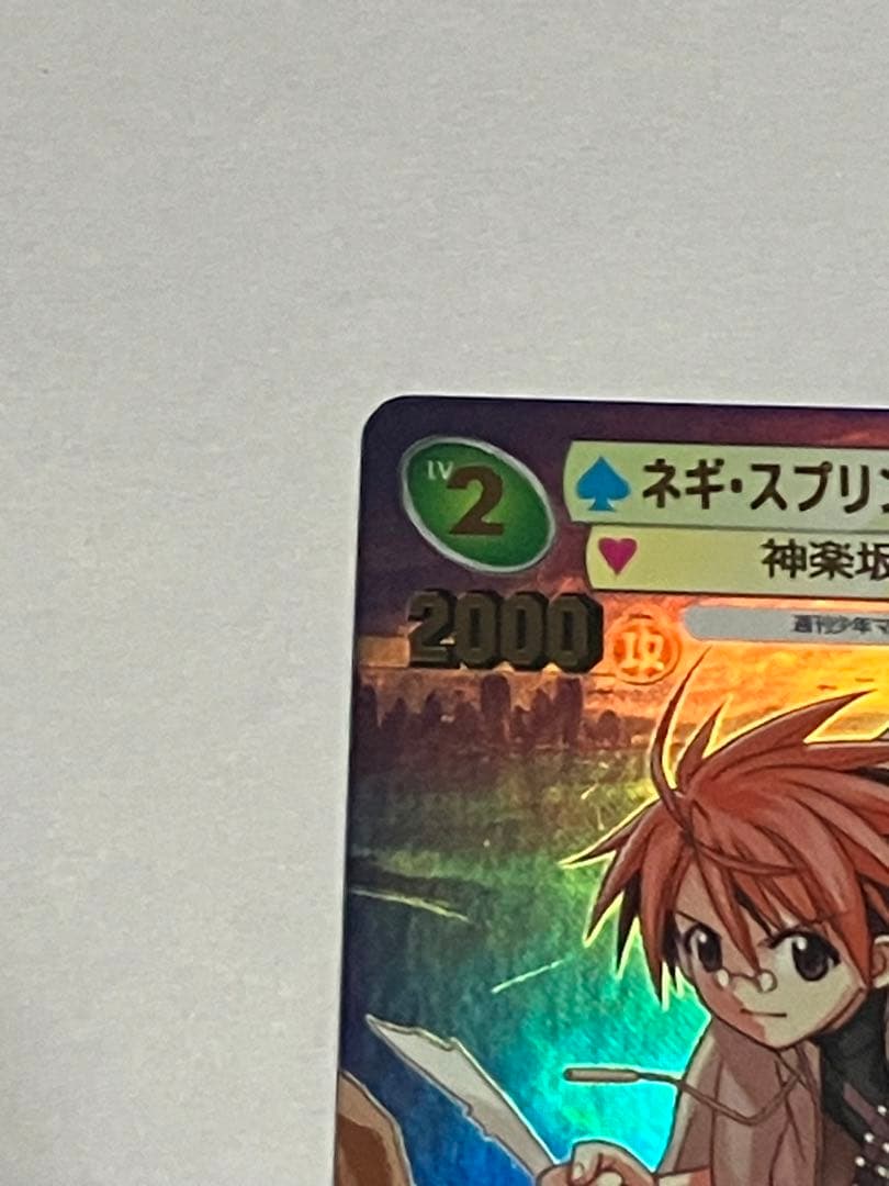 サンデーVSマガジン 【赤松健 金サインカード】 ネギ・スプリング